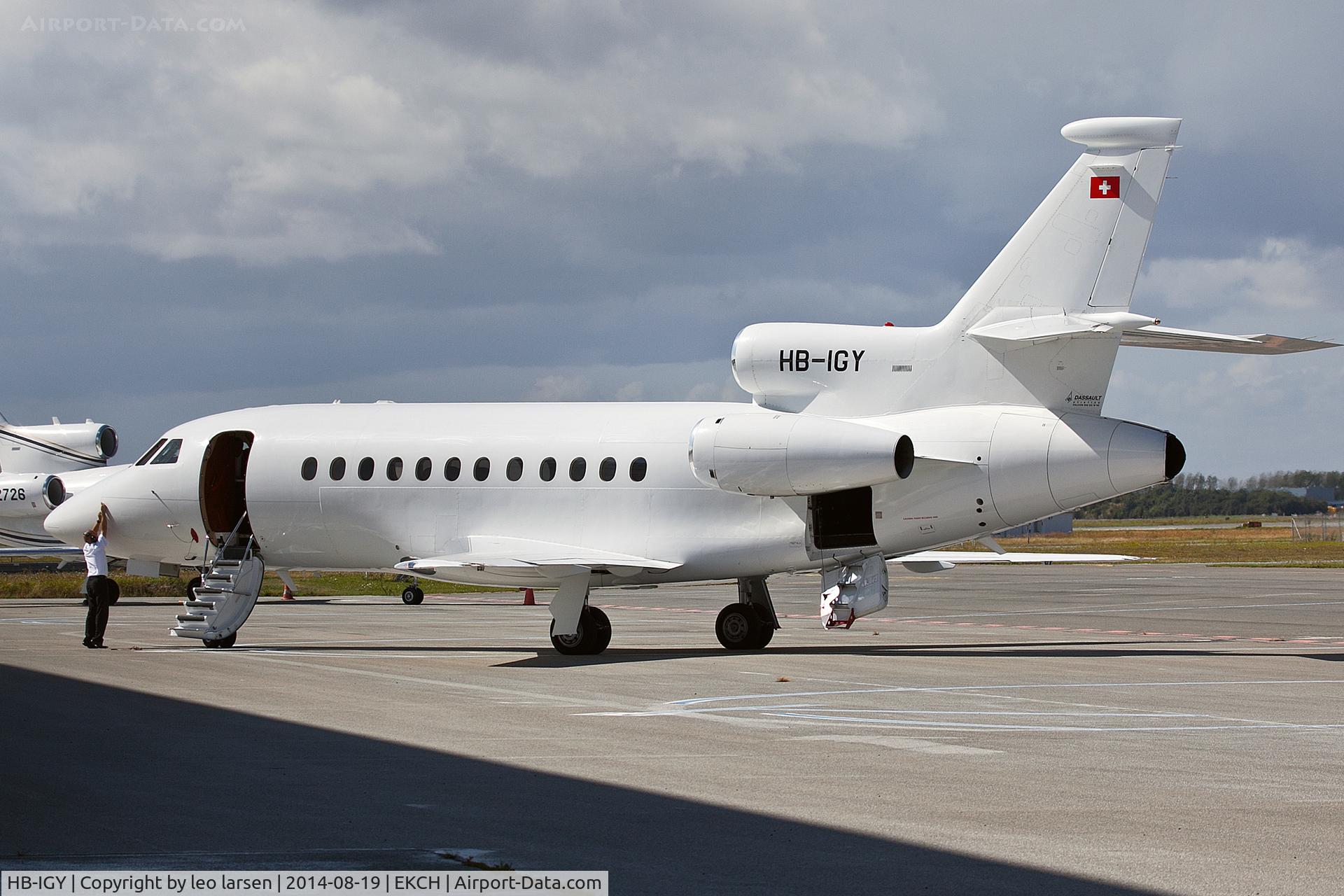HB-IGY, 2001 Dassault Falcon 900EX C/N 95, Copenhagen 19.8.14