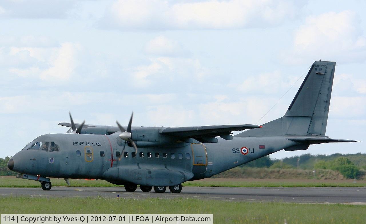 114, Airtech CN-235-200M C/N C114, French Air Force Airtech CN-235, Taxiing to holding point Avord air base 721 (LFOA)