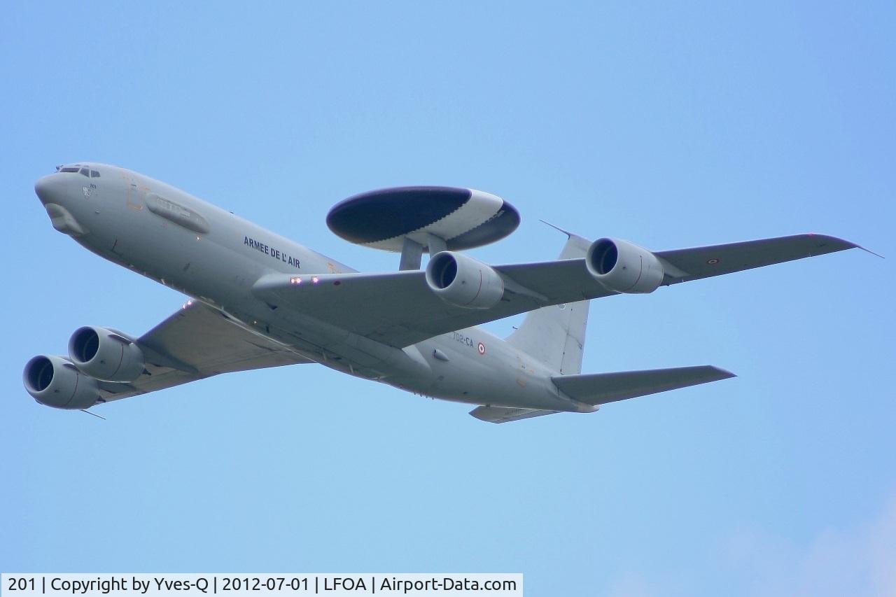 201, 1990 Boeing E-3F Sentry C/N 24115, French Air Force Boing E-3F SDCA, Solo Display,  Avord Air Base 702 (LFOA)  Air Show 2012