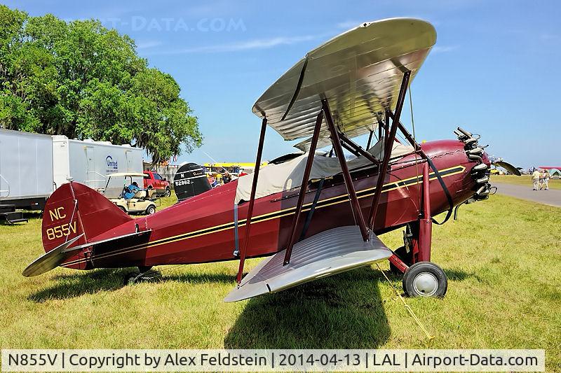 N855V, 1930 Waco RNF C/N 3267, Sun-N-Fun 2014