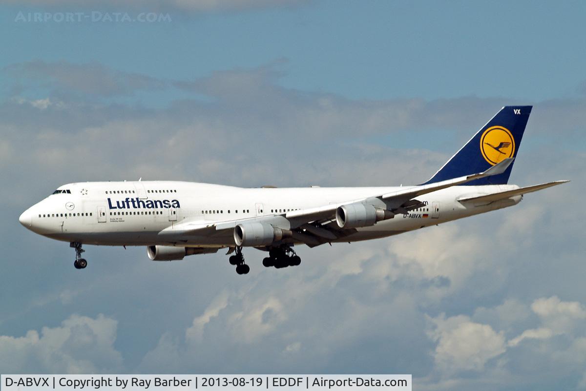 D-ABVX, 1999 Boeing 747-430 C/N 29868, Boeing 747-430 [29868] (Lufthansa) Frankfurt~D 19/08/2013