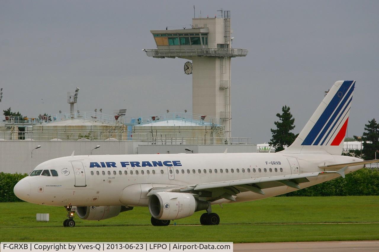 F-GRXB, 2001 Airbus A319-111 C/N 1645, Airbus A319-111, Taxiing after landing Rwy 26, Paris-Orly Airport (LFPO-ORY)