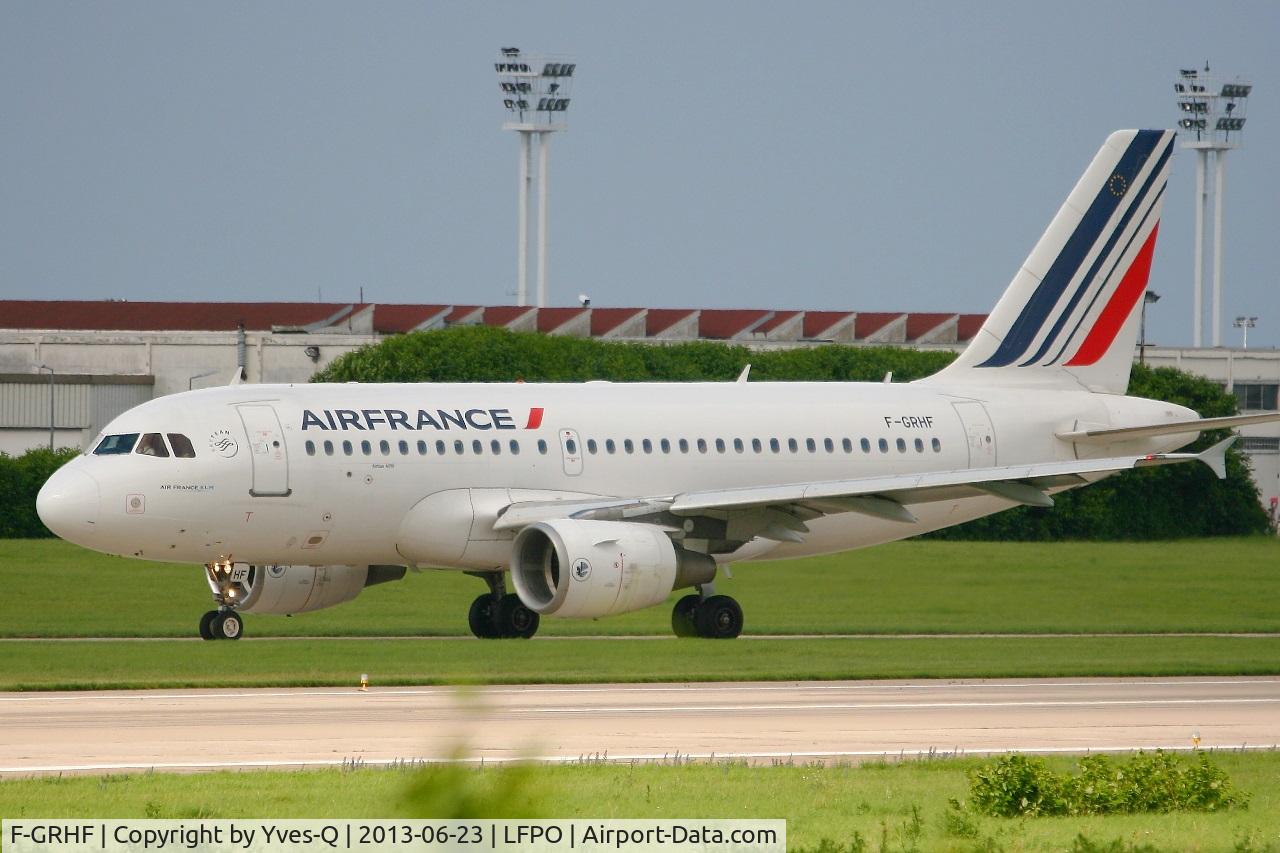 F-GRHF, 1999 Airbus A319-111 C/N 1025, Airbus A319-111, Taxiing after Landing Rwy 26, Paris-Orly Airport (LFPO-ORY)