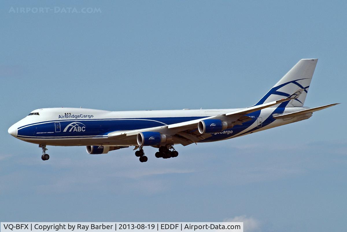 VQ-BFX, 2002 Boeing 747-428F/ER/SCD C/N 33096, Boeing 747-428ER [33096] (AirBridgeCargo) Frankfurt~D 19/08/2013