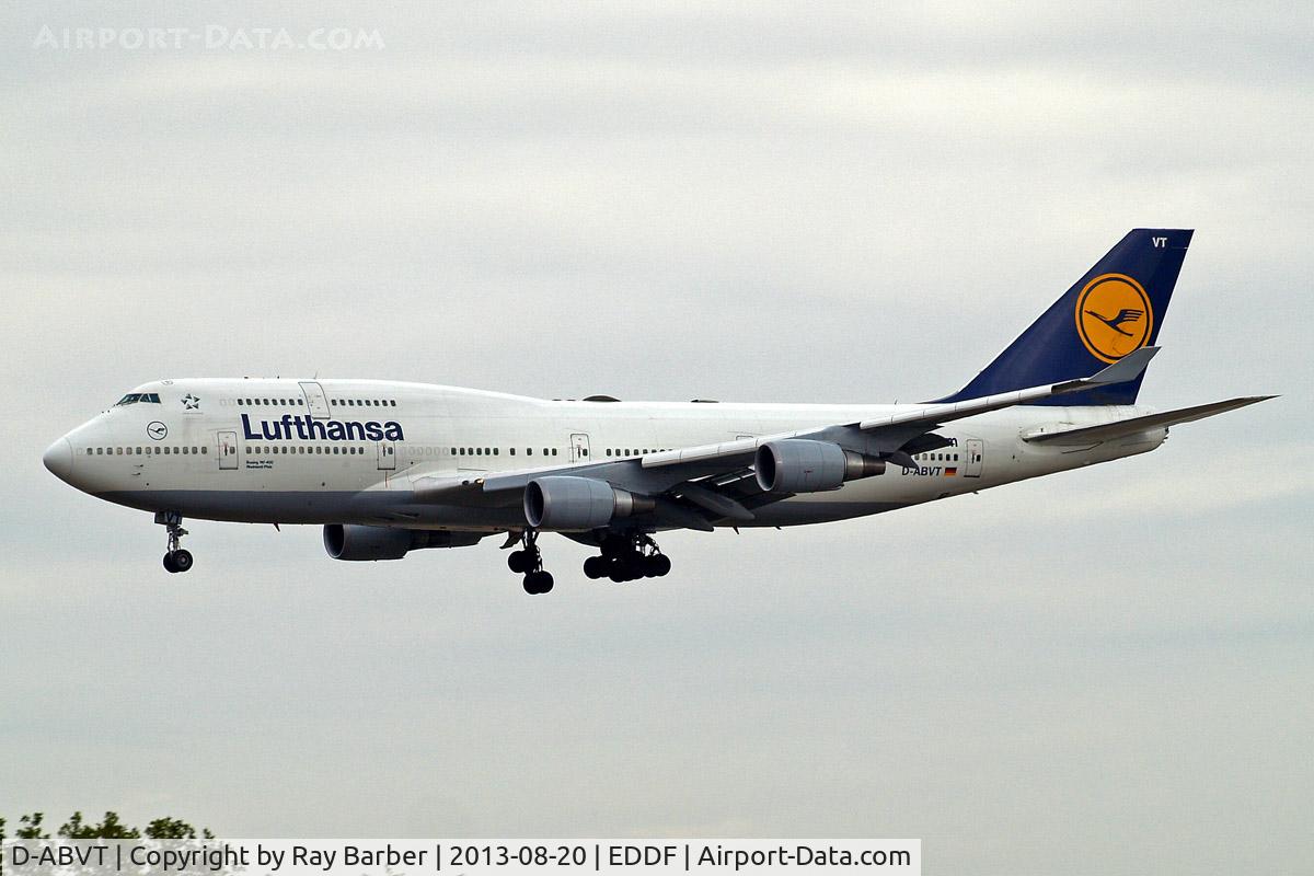 D-ABVT, 1997 Boeing 747-430 C/N 28287, Boeing 747-430 [28287] (Lufthansa) Frankfurt~D 20/08/2013