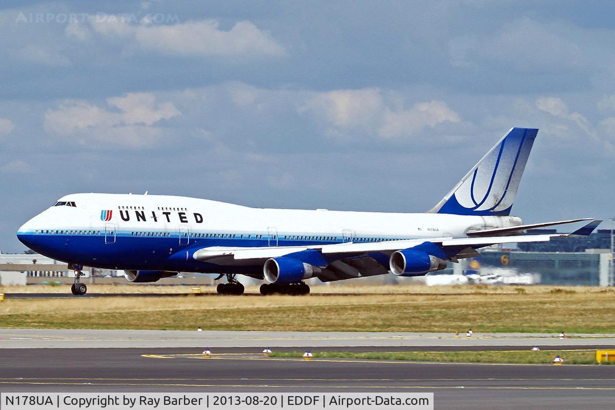 N178UA, 1990 Boeing 747-422 C/N 24385, N178UA   Boeing 747-422 [24385] (United Airlines) Frankfurt~D 20/08/2013