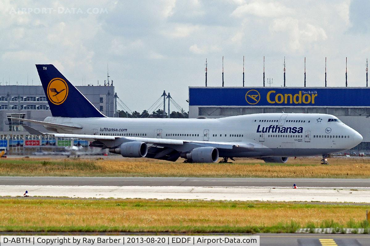 D-ABTH, 1991 Boeing 747-430M C/N 25047, Boeing 747-430 [25047] (Lufthansa) Frankfurt~D 20/08/2013