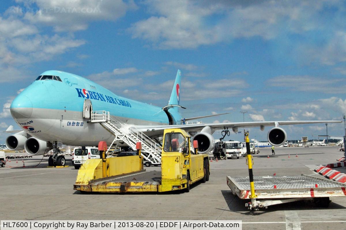 HL7600, 2004 Boeing 747-4B5F/SCD C/N 33945, Boeing 747-4B5ERF [33945] (Korean Air Cargo) Frankfurt~D 20/08/2013