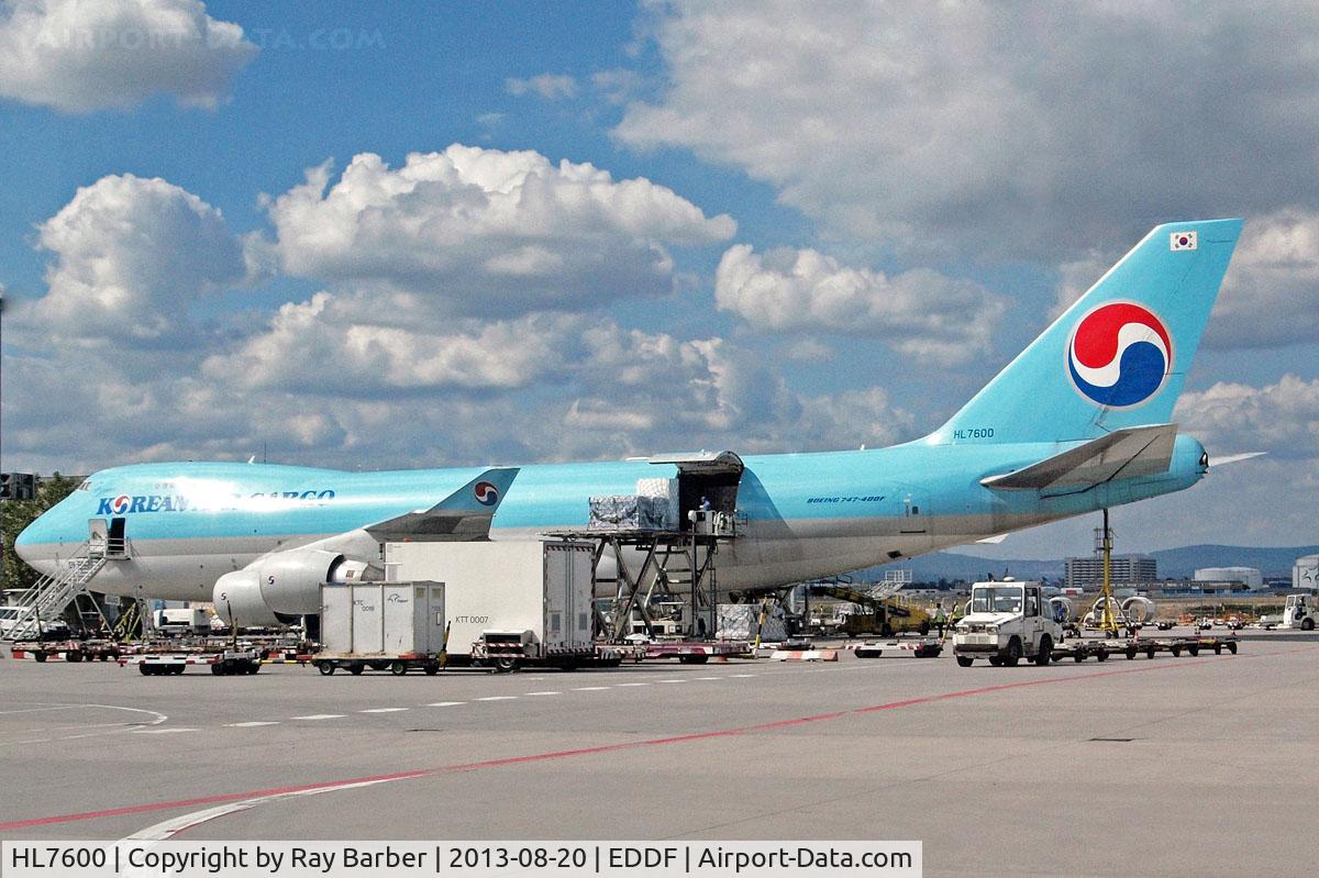 HL7600, 2004 Boeing 747-4B5F/SCD C/N 33945, Boeing 747-4B5ERF [33945] (Korean Air Cargo) Frankfurt~D 20/08/2013