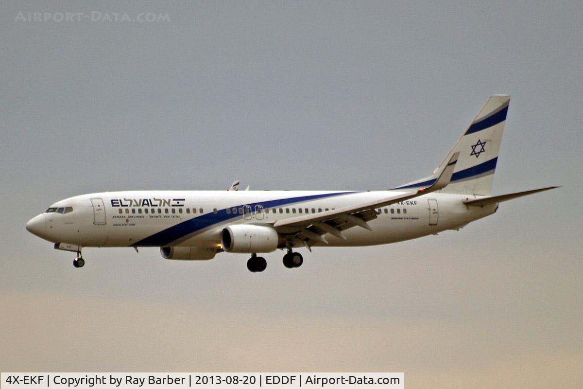 4X-EKF, 2008 Boeing 737-8HX C/N 29638, Boeing 737-8HX [29638] (El Al Israel Airlines) Frankfurt~D 20/08/2013