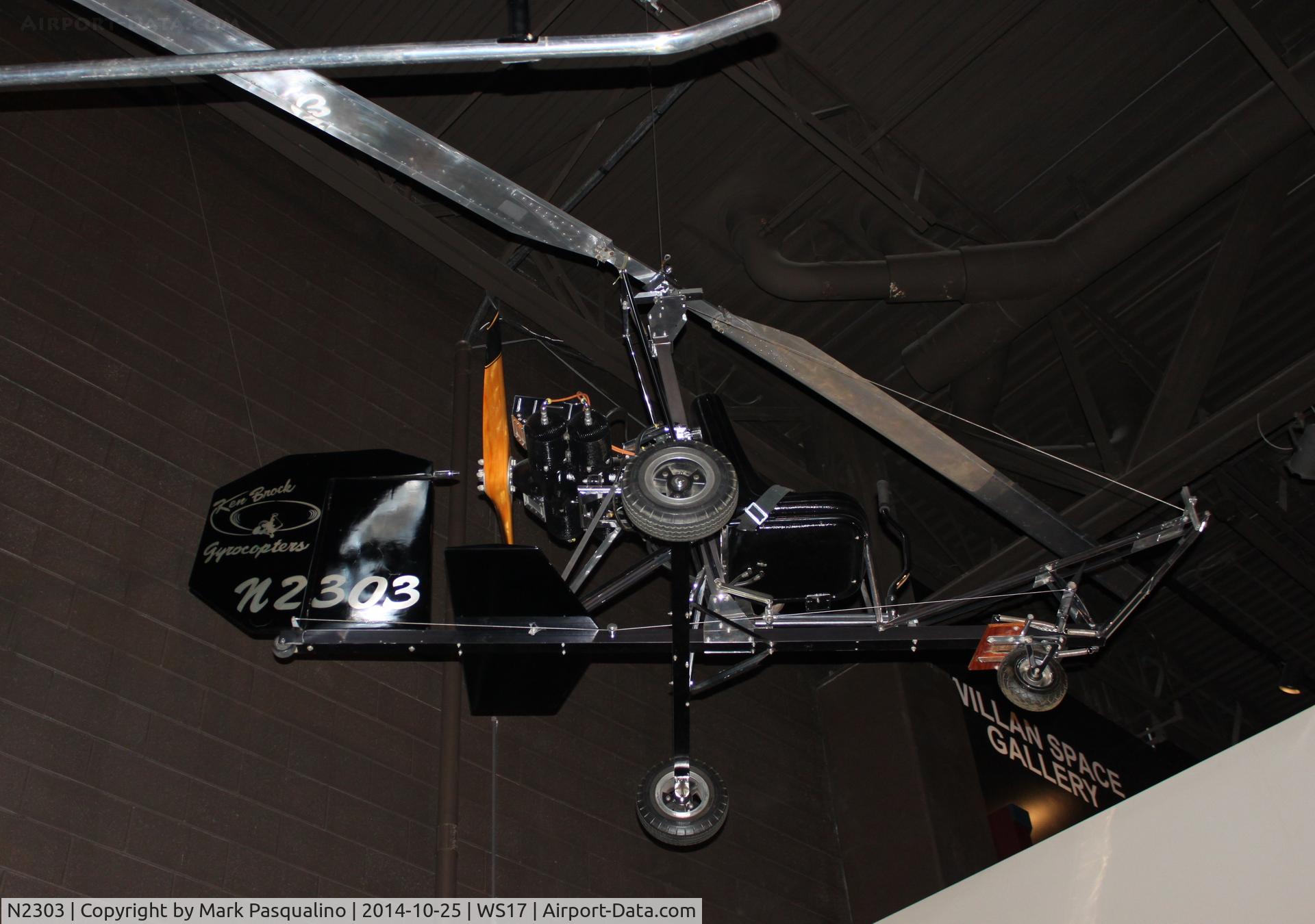 N2303, 1970 Bensen B-8M Gyrocopter C/N 1006, Bensen B8M