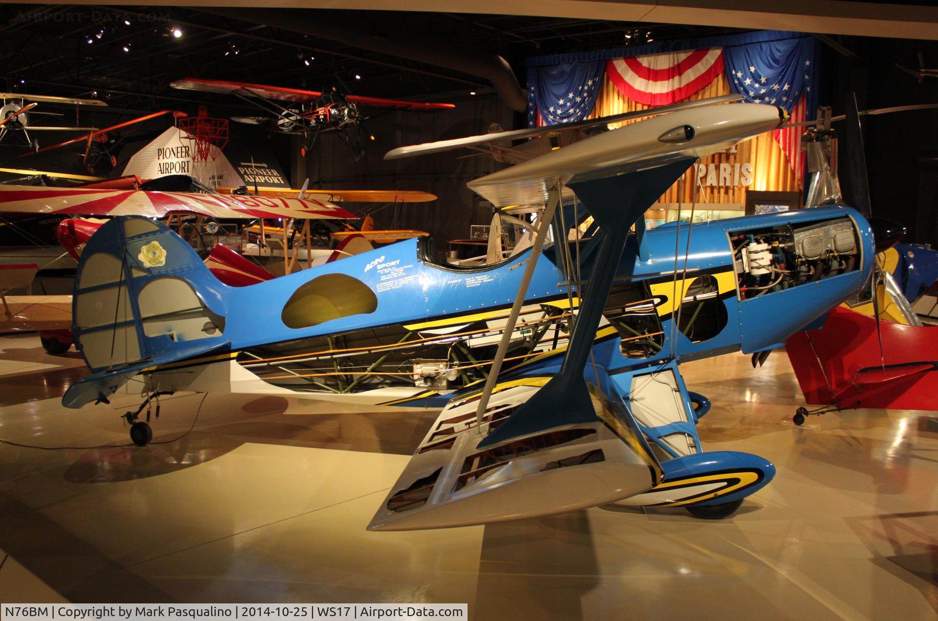 N76BM, 1976 EAA Acro Sport I C/N 280, Acro Sport I