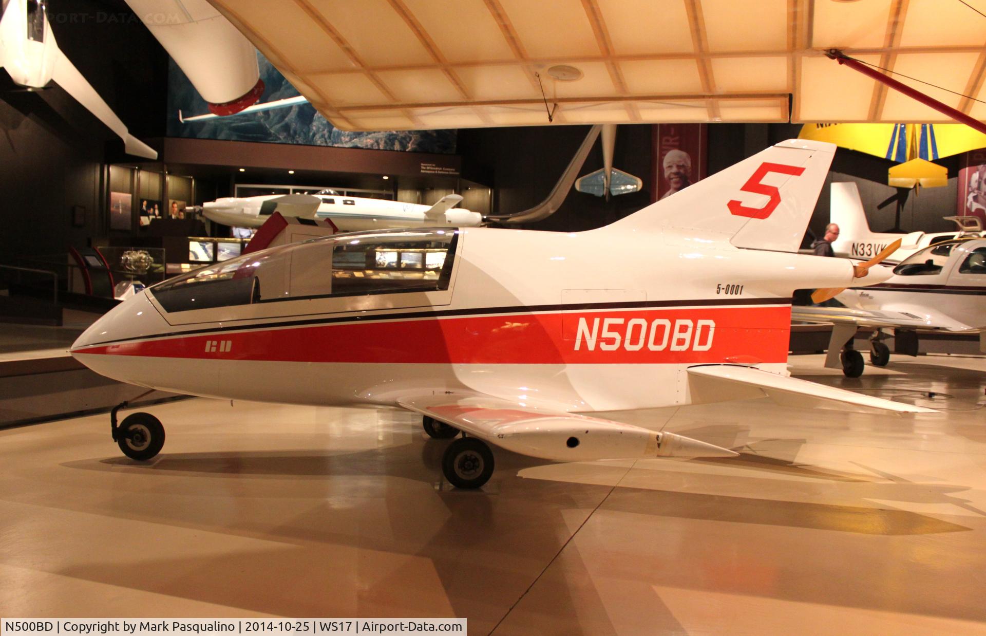 N500BD, 1971 Bede BD-5 C/N 1 (N500BD), Bede BD-5