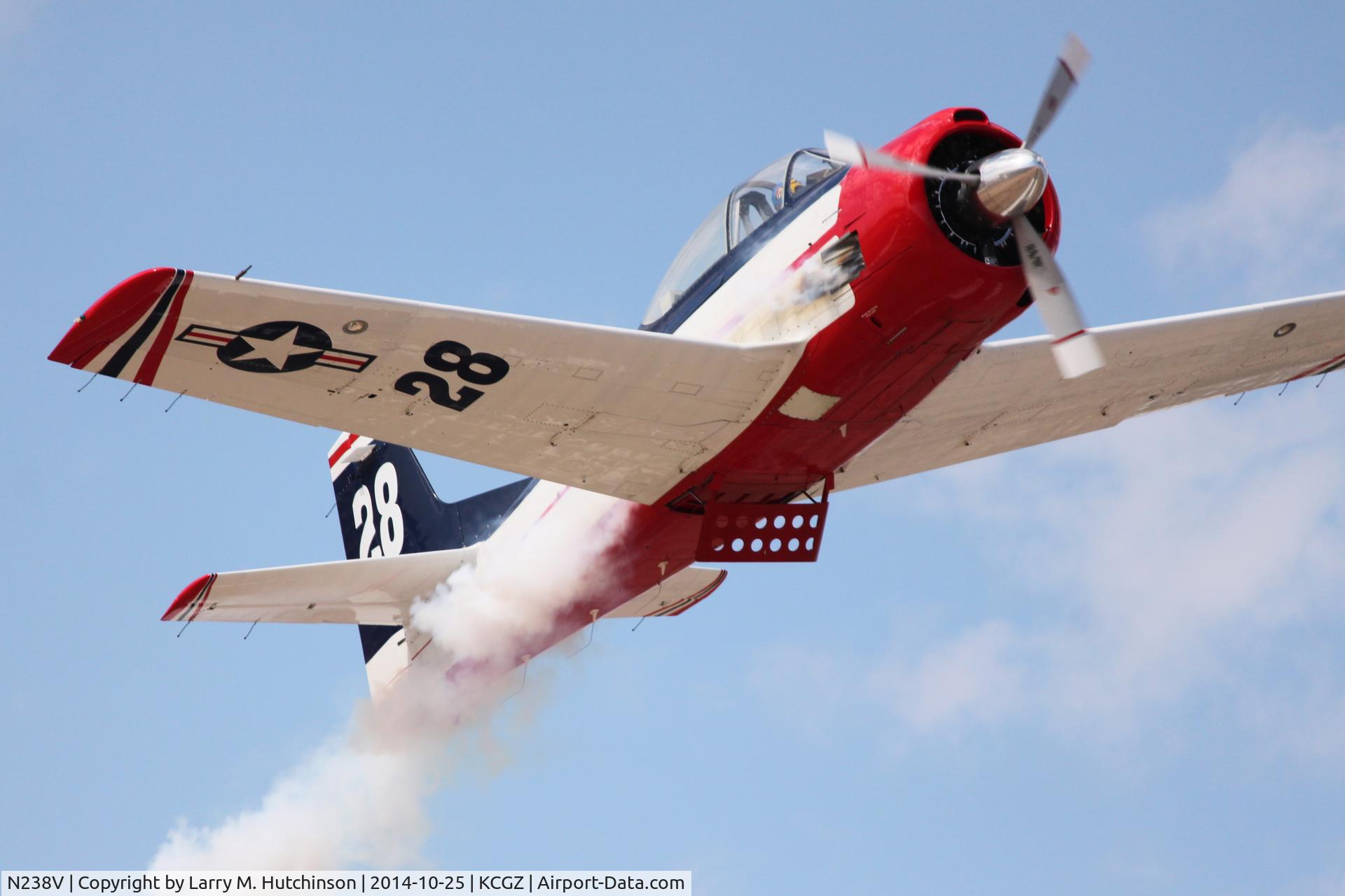 N238V, 1952 North American T-28B Trojan C/N 189-53 (52-1238), Cooperstate Fly-In Casa Grande AZ 10-2014