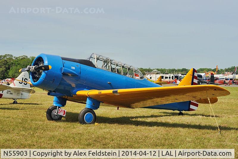 N55903, 1939 North American NA-64 C/N 64-3022, Sun-N-Fun