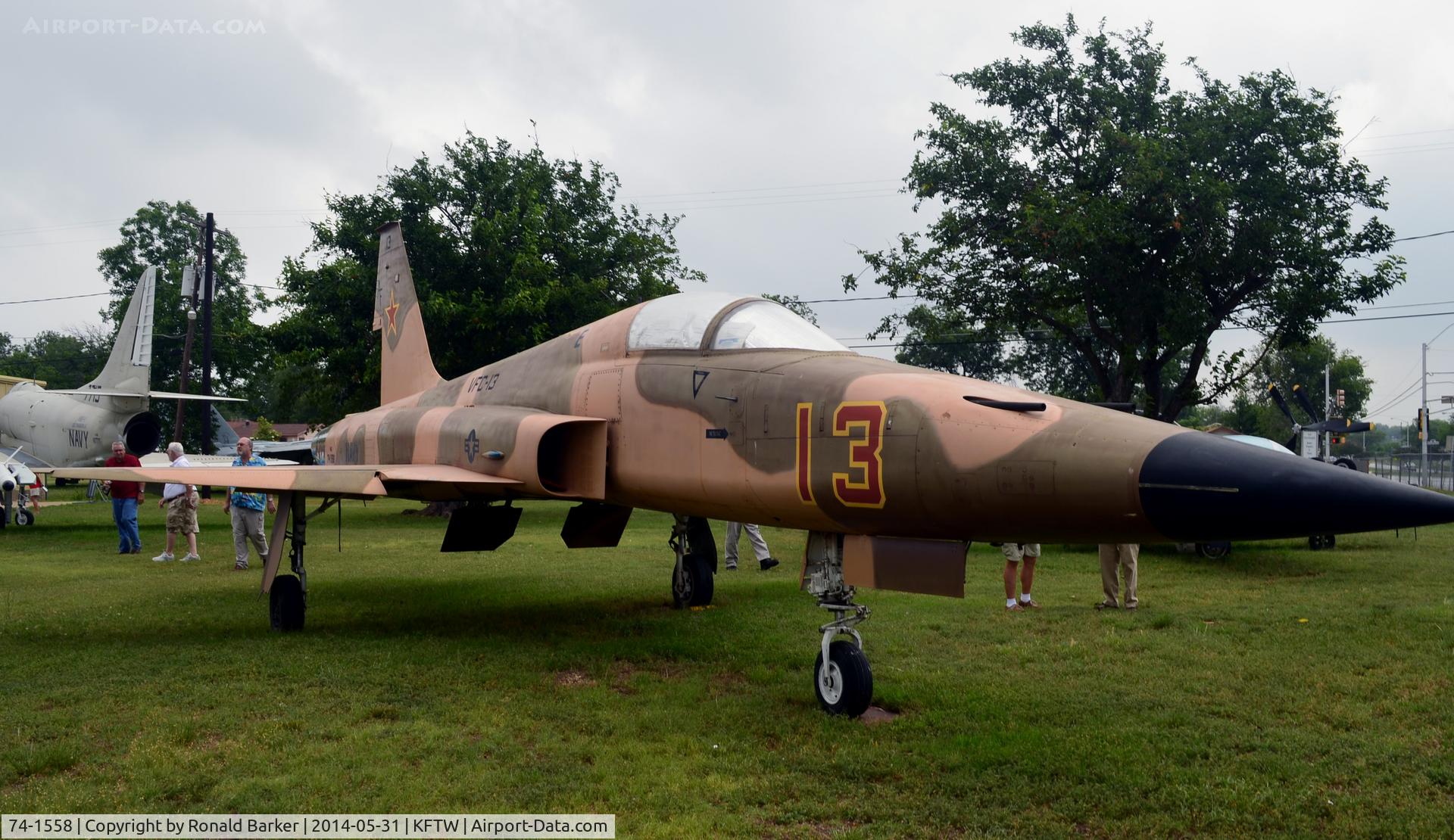 74-1558, 1974 Northrop F-5E Tiger II C/N R.1218, Fort Worth Aviation Museum