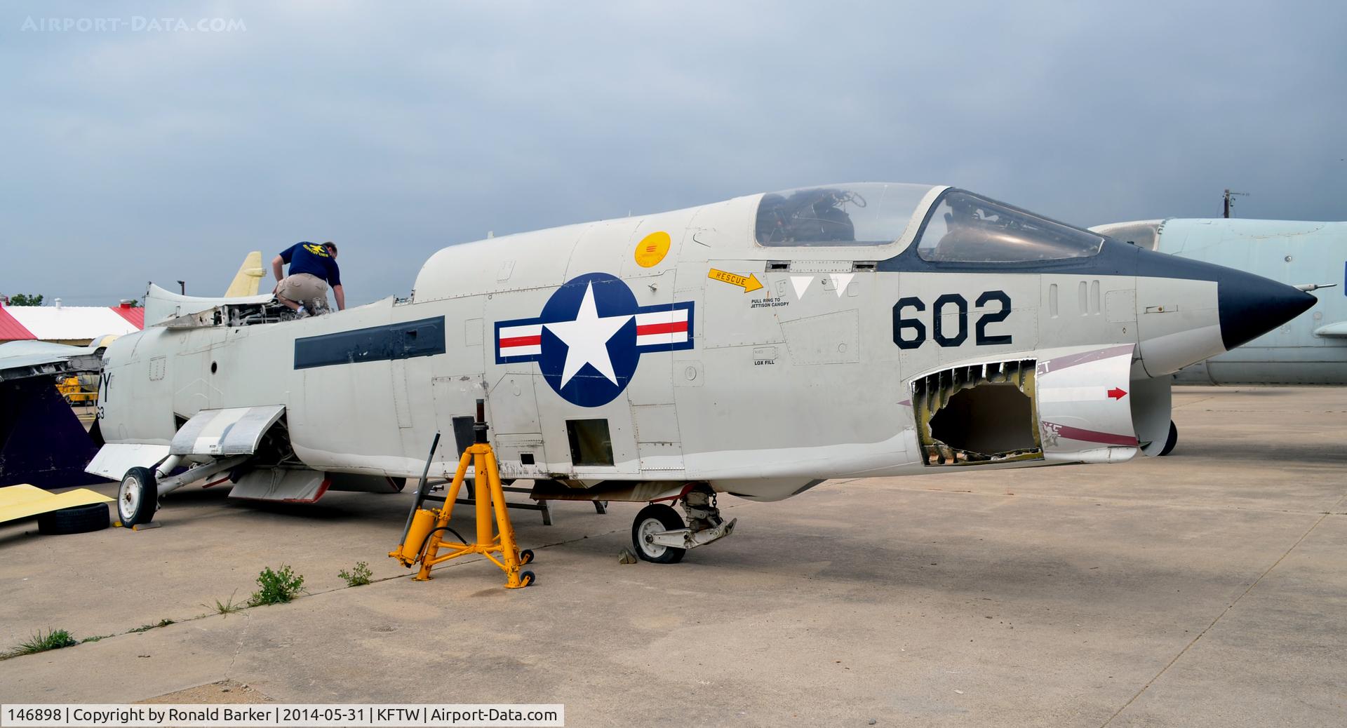 146898, Vought RF-8G Crusader C/N 728, Fort Worth Aviation Museum