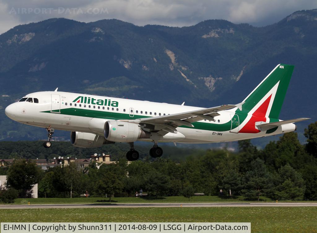 EI-IMN, 2011 Airbus A319-111 C/N 4764, Landing rwy 23