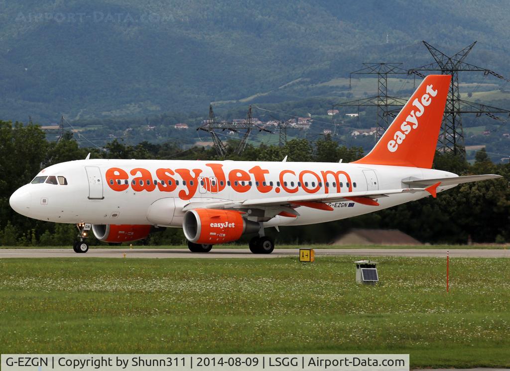 G-EZGN, 2011 Airbus A319-111 C/N 4781, Ready for take off rwy 23