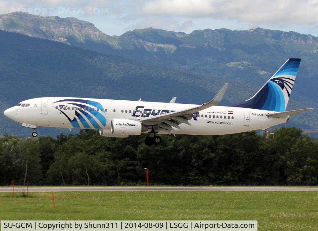 SU-GCM, 2006 Boeing 737-866 C/N 35558, Landing rwy 23