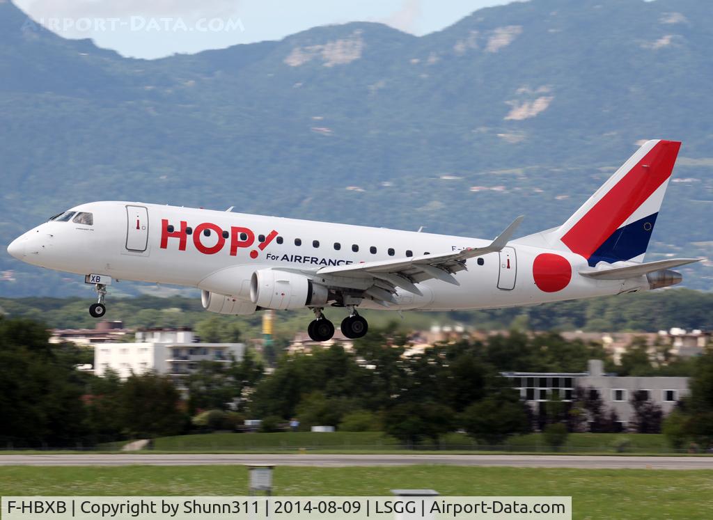 F-HBXB, 2008 Embraer 170LR (ERJ-170-100LR) C/N 17000250, Landing rwy 23