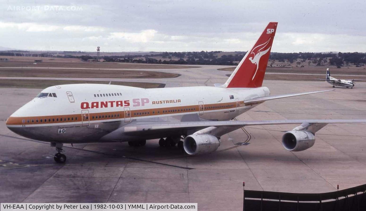 VH-EAA, 1981 Boeing 747SP-38 C/N 22495, Qantas Boeing 747-38SP at Melbourne Airport