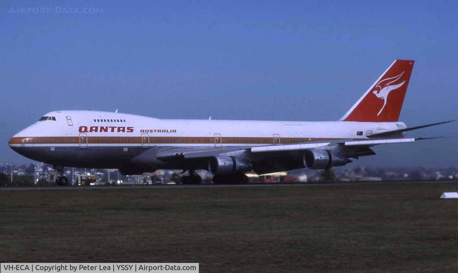 VH-ECA, 1977 Boeing 747-238B C/N 21354, Boeing 747-238SCD at Sydney Airport