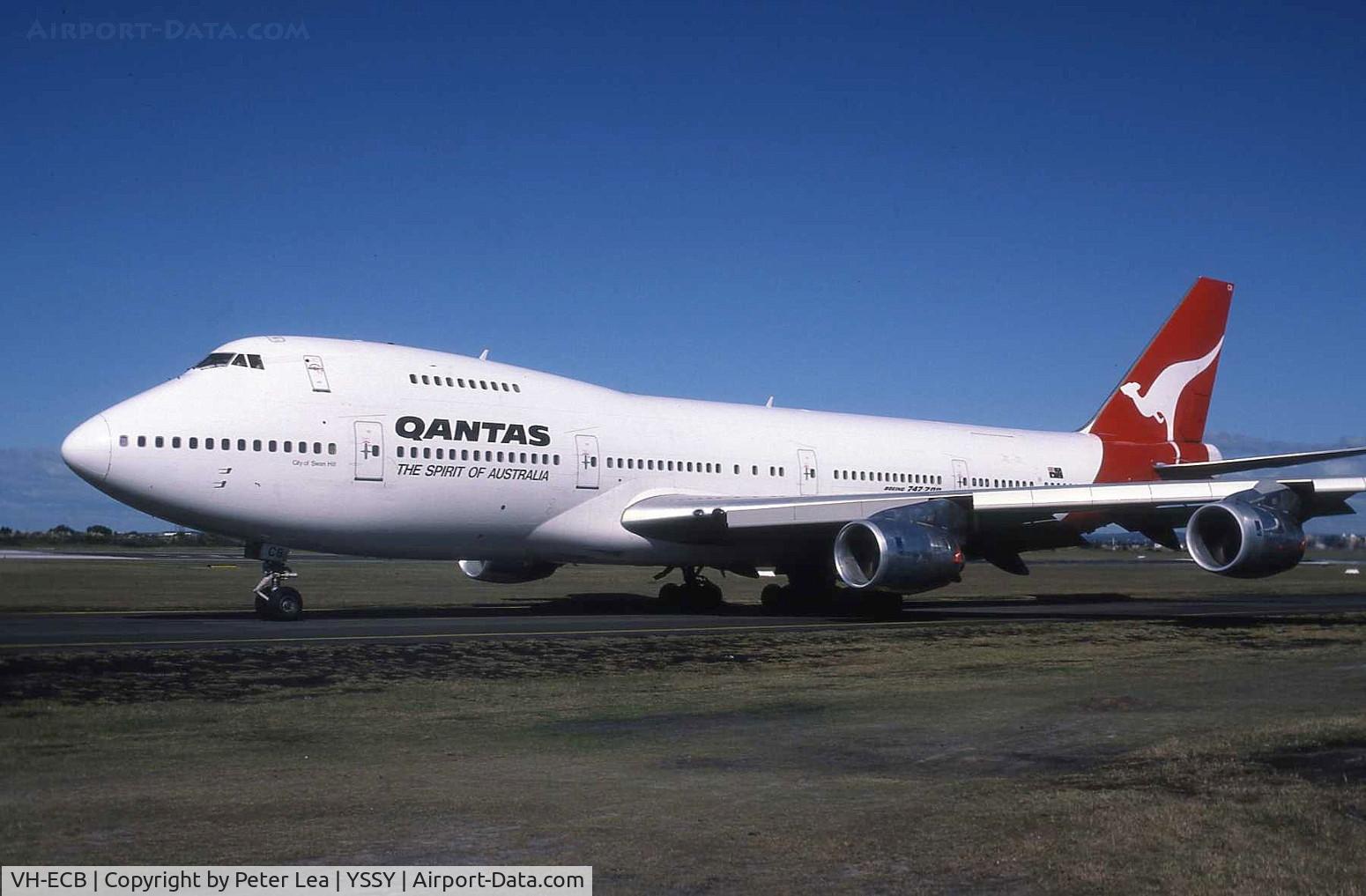 VH-ECB, 1979 Boeing 747-238B C/N 21977, Boeing 747-238SCD at Sydney Airport