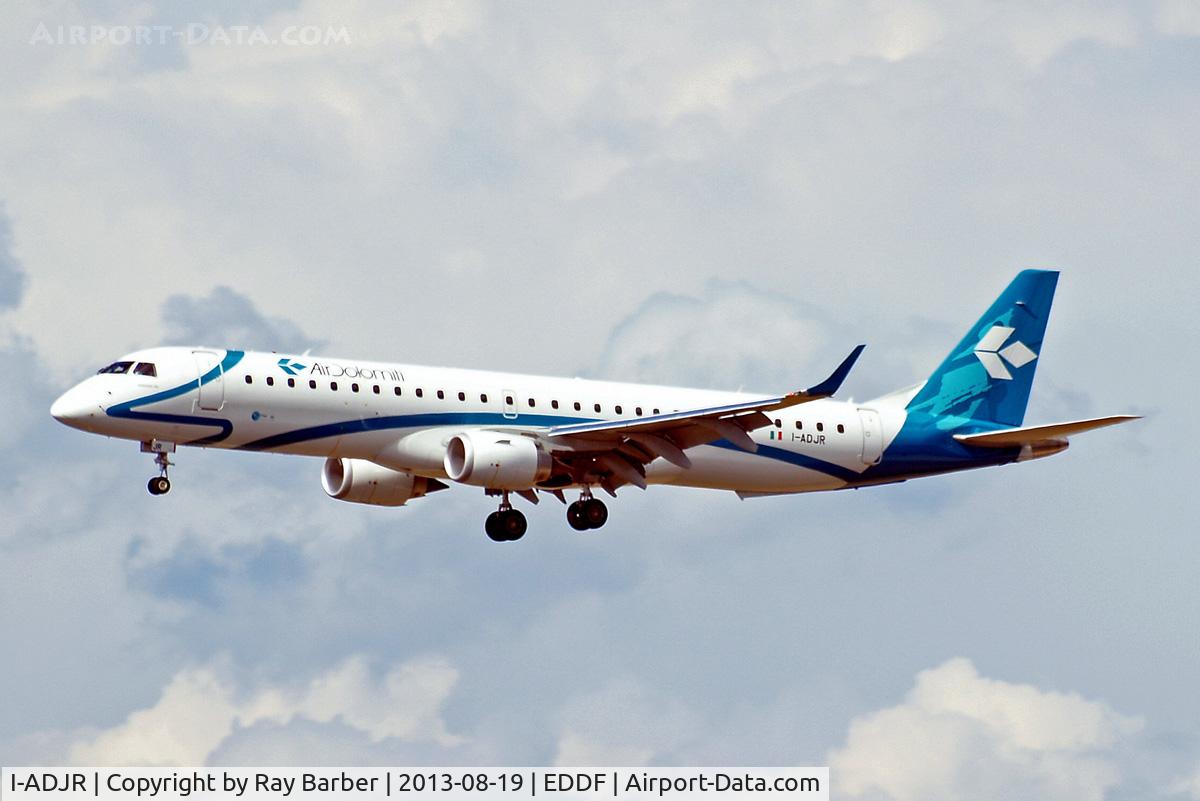 I-ADJR, 2012 Embraer 195LR (ERJ-190-200LR) C/N 19000595, Embraer Emb-195-200LR [19000595] (Air Dolomiti) Frankfurt~D 19/08/2013