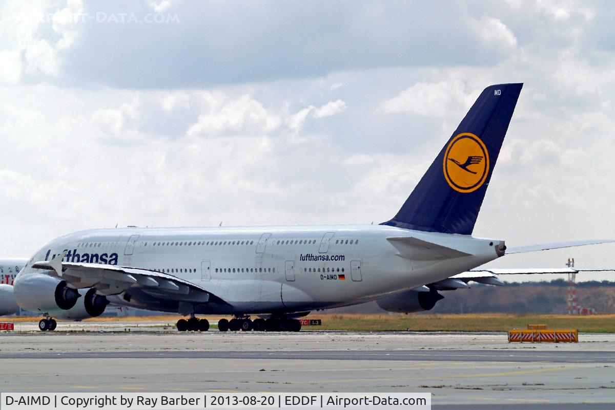 D-AIMD, 2010 Airbus A380-841 C/N 048, Airbus A380-841 [048] (Lufthansa) Frankfurt~D 20/08/2013