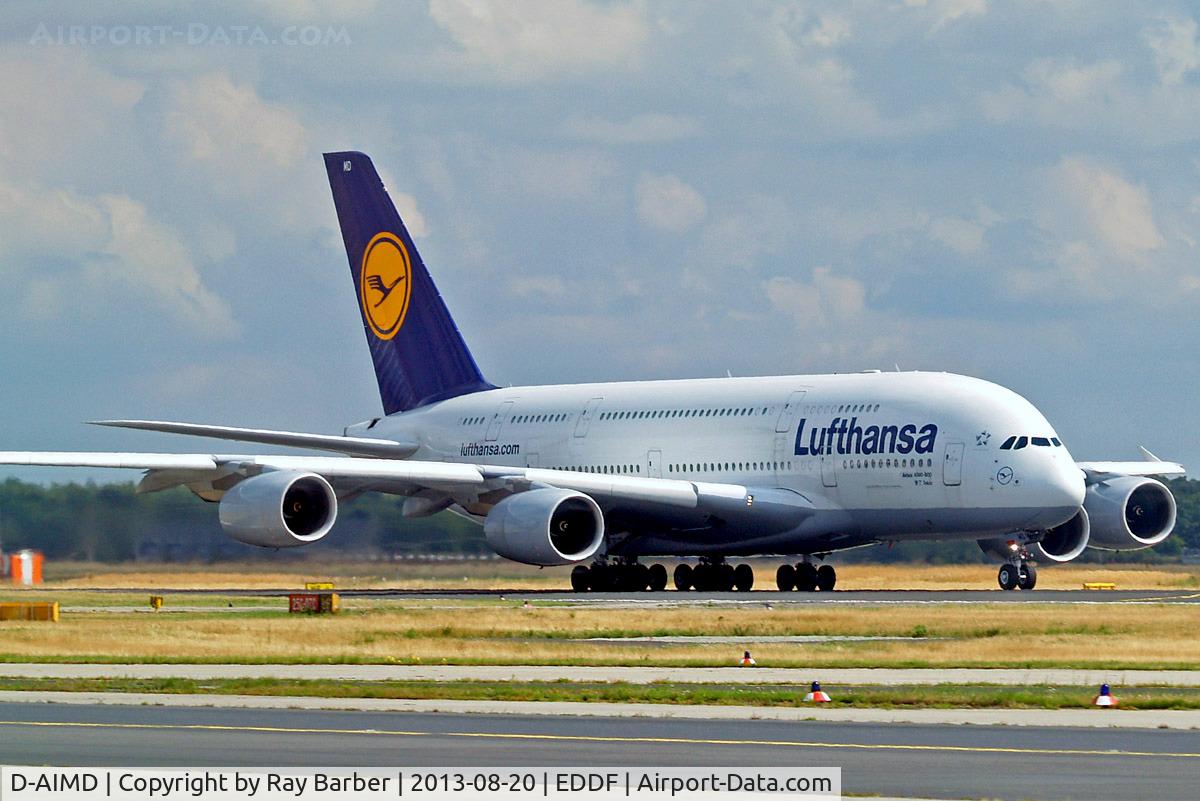 D-AIMD, 2010 Airbus A380-841 C/N 048, Airbus A380-841 [048] (Lufthansa) Frankfurt~D 20/08/2013