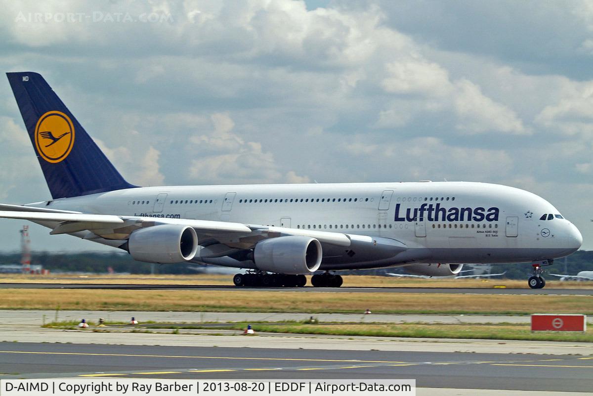 D-AIMD, 2010 Airbus A380-841 C/N 048, Airbus A380-841 [048] (Lufthansa) Frankfurt~D 20/08/2013