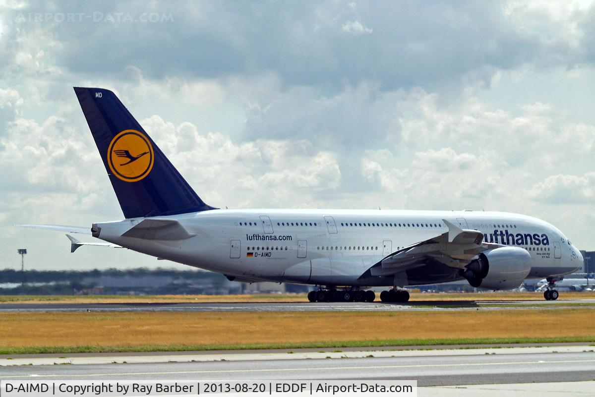D-AIMD, 2010 Airbus A380-841 C/N 048, Airbus A380-841 [048] (Lufthansa) Frankfurt~D 20/08/2013