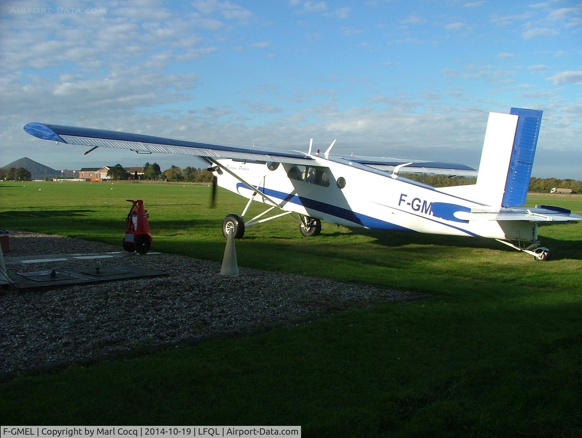 F-GMEL, 1962 Pilatus PC-6/B2-H2 Turbo Porter C/N 536, Echo Lima at parking
