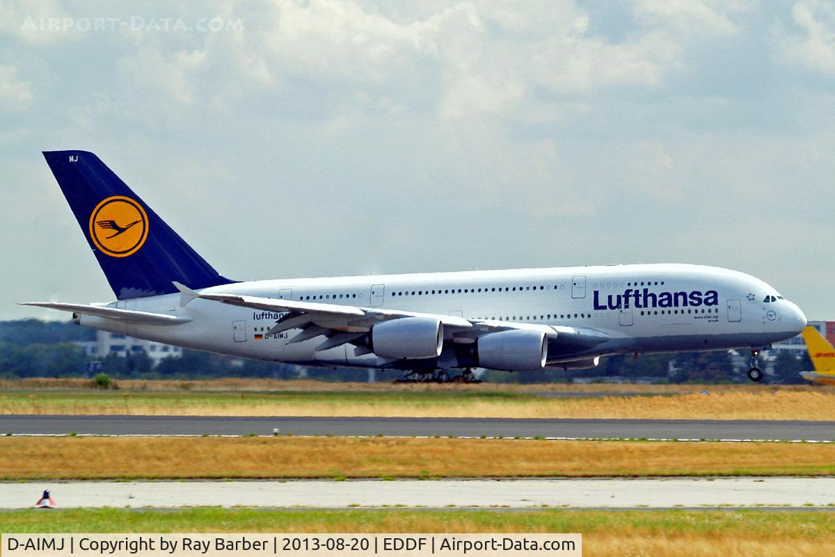 D-AIMJ, 2011 Airbus A380-841 C/N 073, Airbus A380-841 [073] (Lufthansa) Frankfurt~D 20/08/2013
