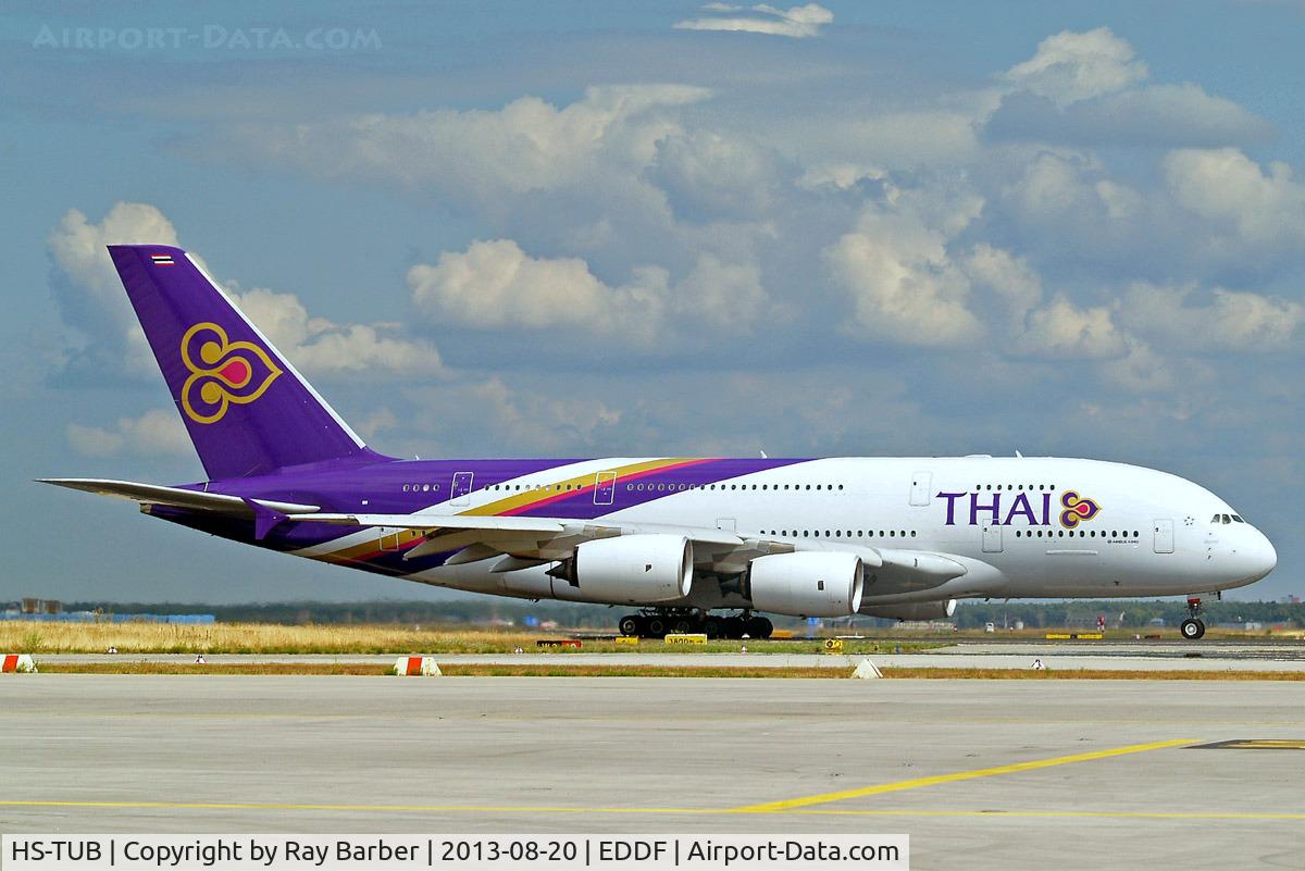 HS-TUB, 2012 Airbus A380-841 C/N 093, Airbus A380-841 [093] (Thai Airways) Frankfurt~D 20/08/2013