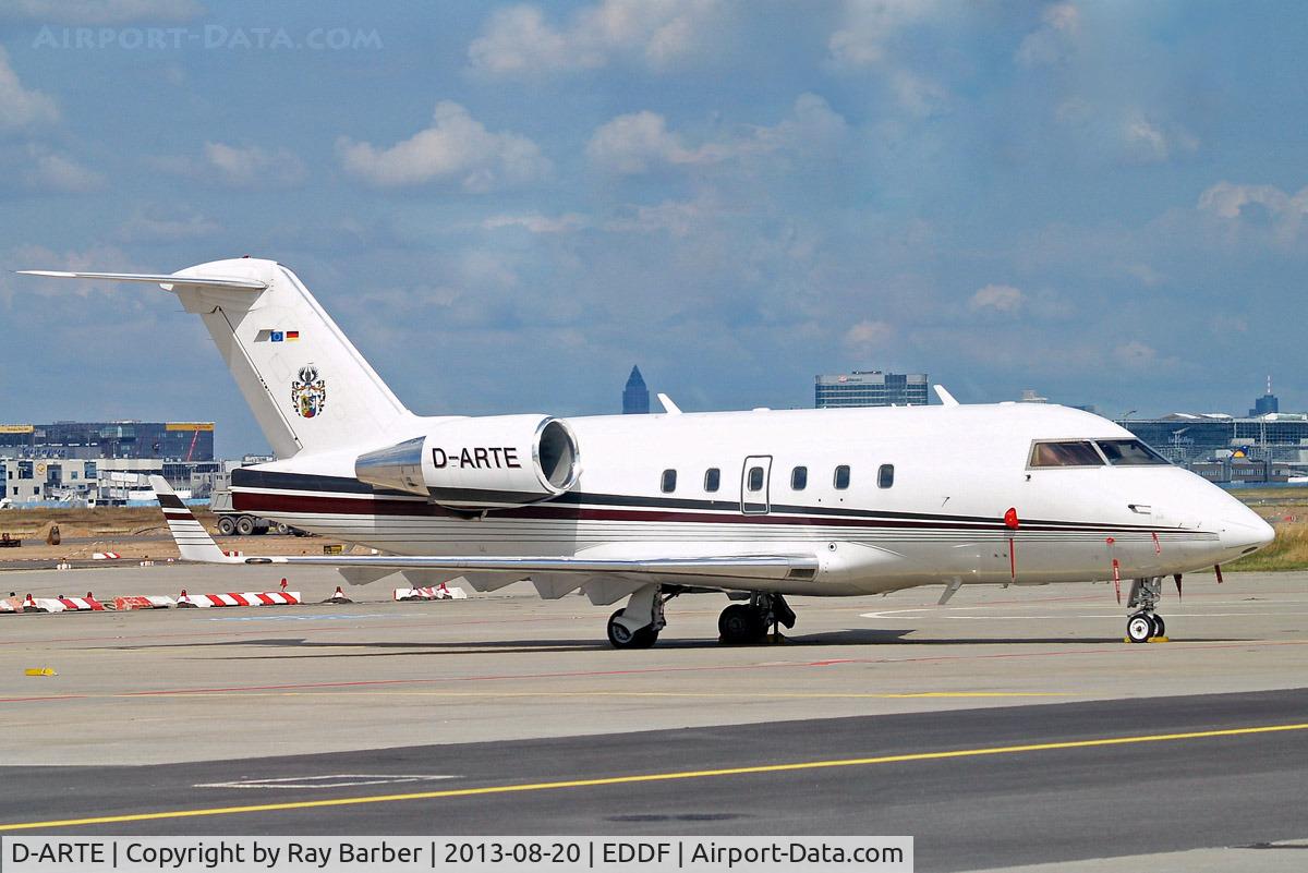 D-ARTE, 1989 Canadair Challenger 601-3A (CL-600-2B16) C/N 5060, Canadair CL.601-3A Challenger [5060] Frankfurt~D 20/08/2013