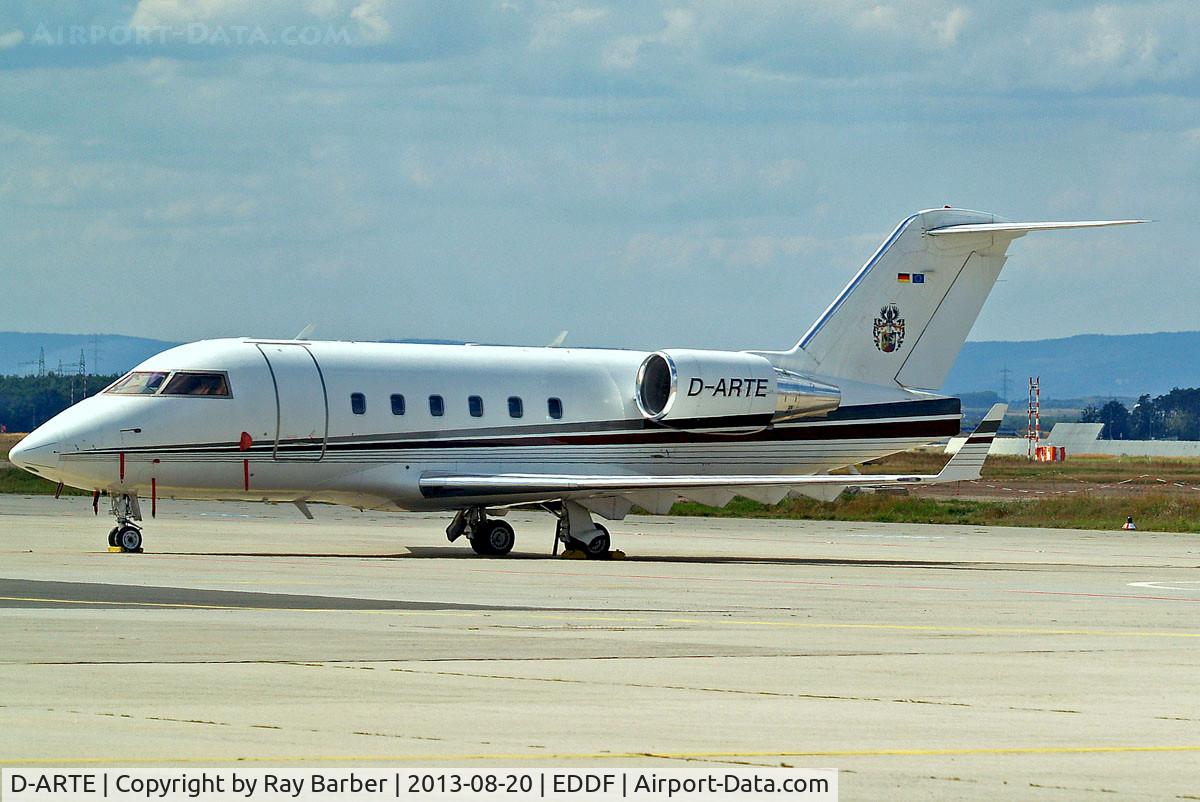 D-ARTE, 1989 Canadair Challenger 601-3A (CL-600-2B16) C/N 5060, Canadair CL.601-3A Challenger [5060] Frankfurt~D 20/08/2013