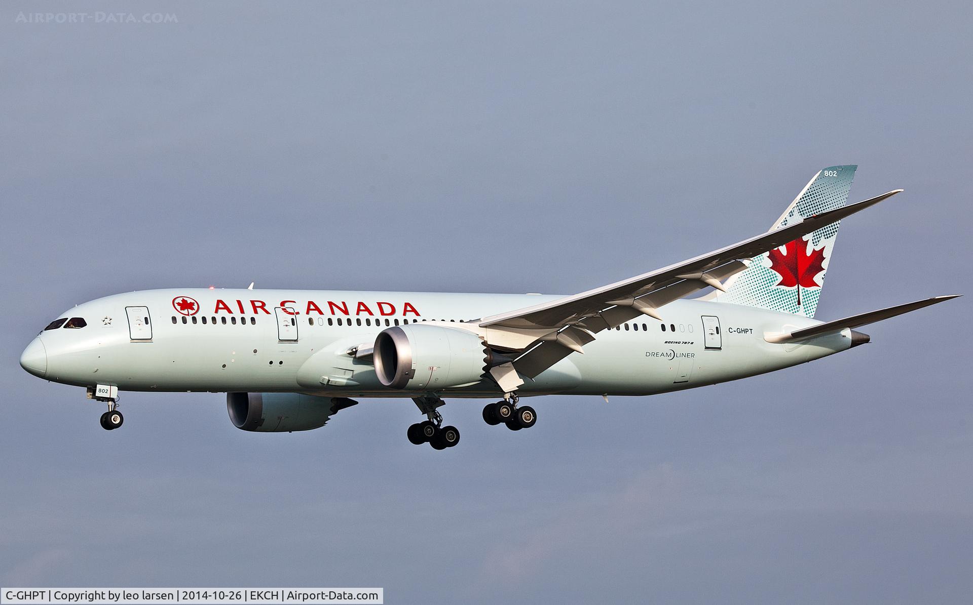 C-GHPT, 2014 Boeing 787-8 Dreamliner C/N 35258, Copenhagen 26.10.14