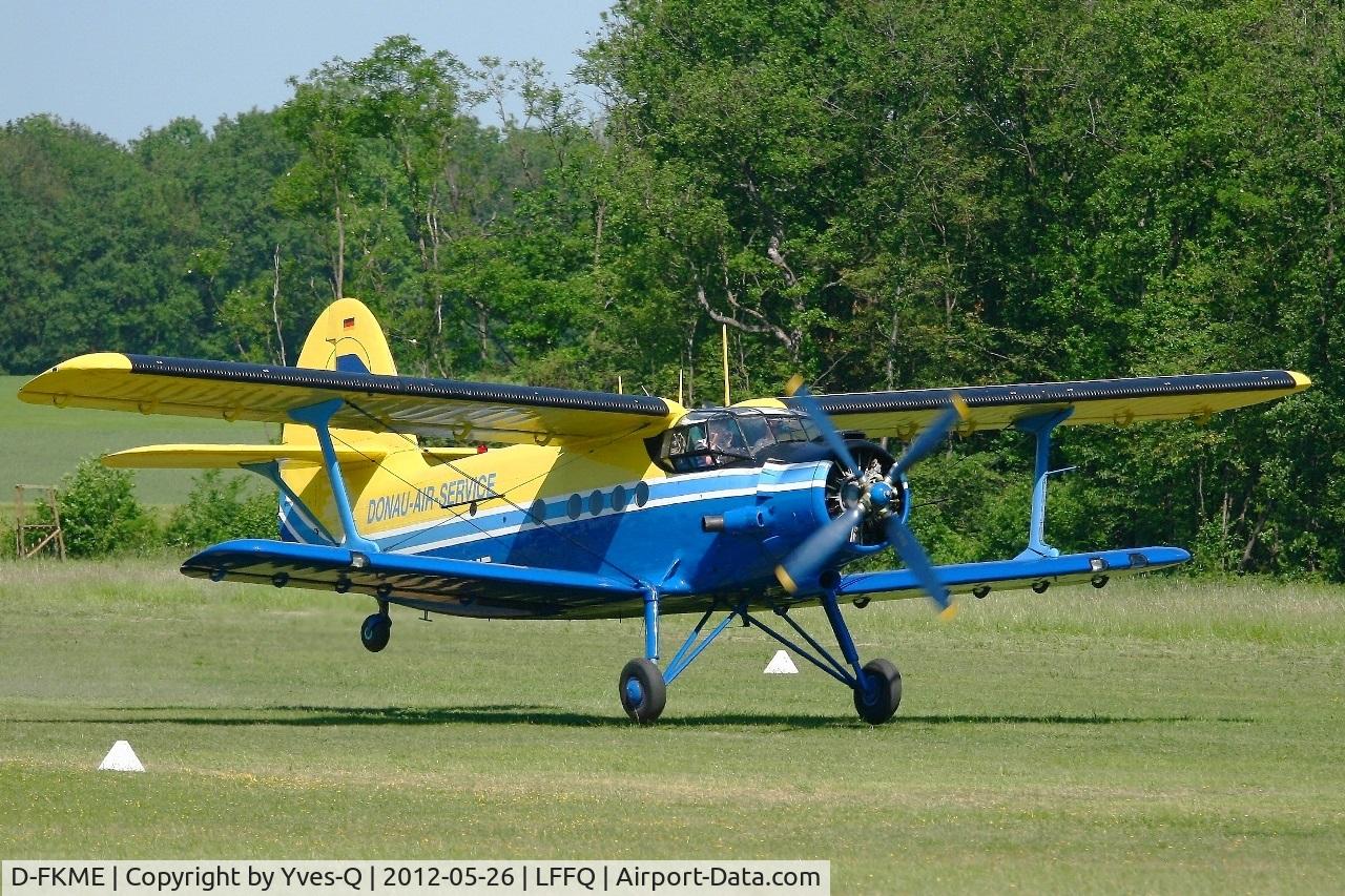 D-FKME, 1957 Antonov An-2 C/N 1G17805, Donau Air Service Antonov An-2, La Ferte-Alais Airfield (LFFQ) Air show 2012