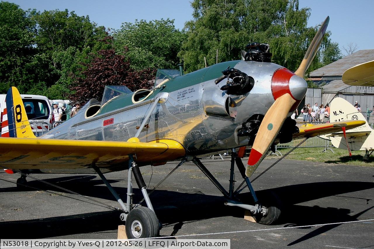 N53018, 1941 Ryan Aeronautical ST3KR C/N 1164, Ryan PT 22-ST.3 Recruit, La Ferté-Alais Airfield (LFFQ) Air Show 2012