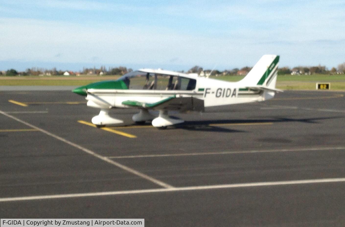 F-GIDA, Robin DR-400-180 Regent C/N 1838, 10.26.2014 at Le Havre airport (France) LFOH.