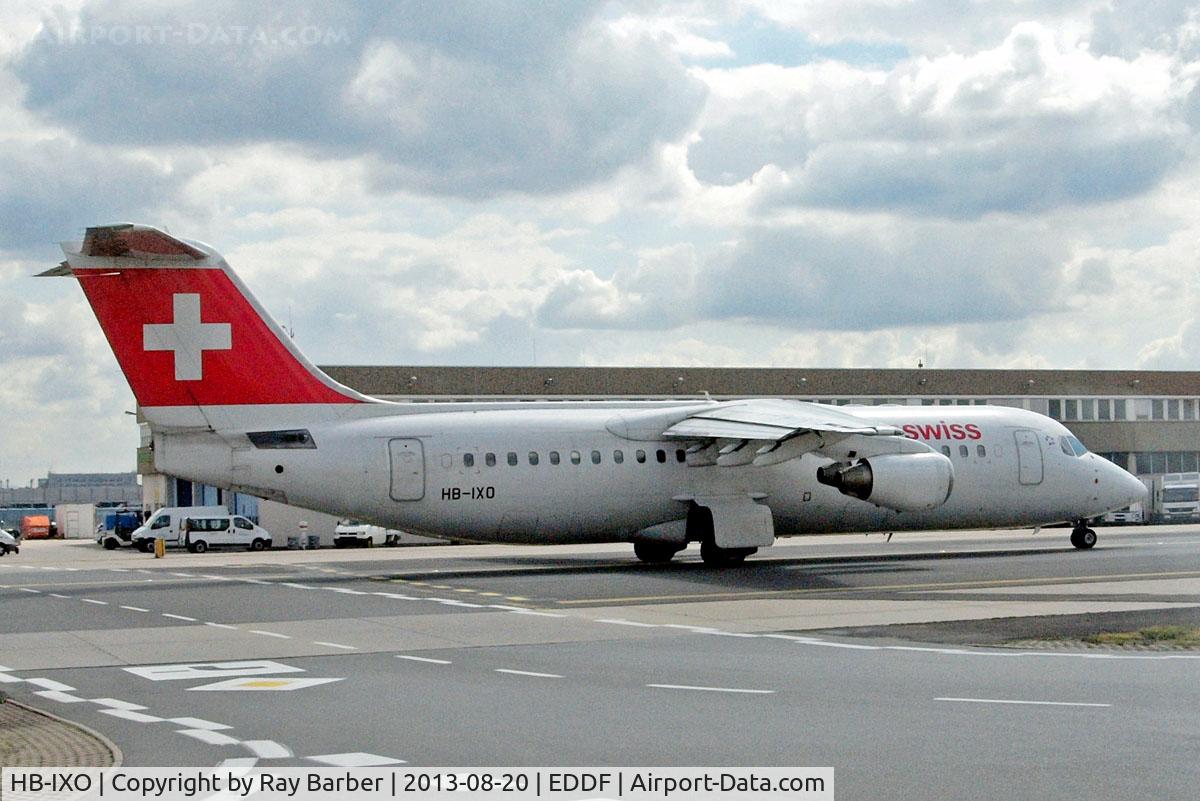 HB-IXO, 1996 British Aerospace Avro 146-RJ100 C/N E3284, BAe 146RJ-100 [E3284] ( Swiss European Air Lines) Frankfurt~D 20/08/2013