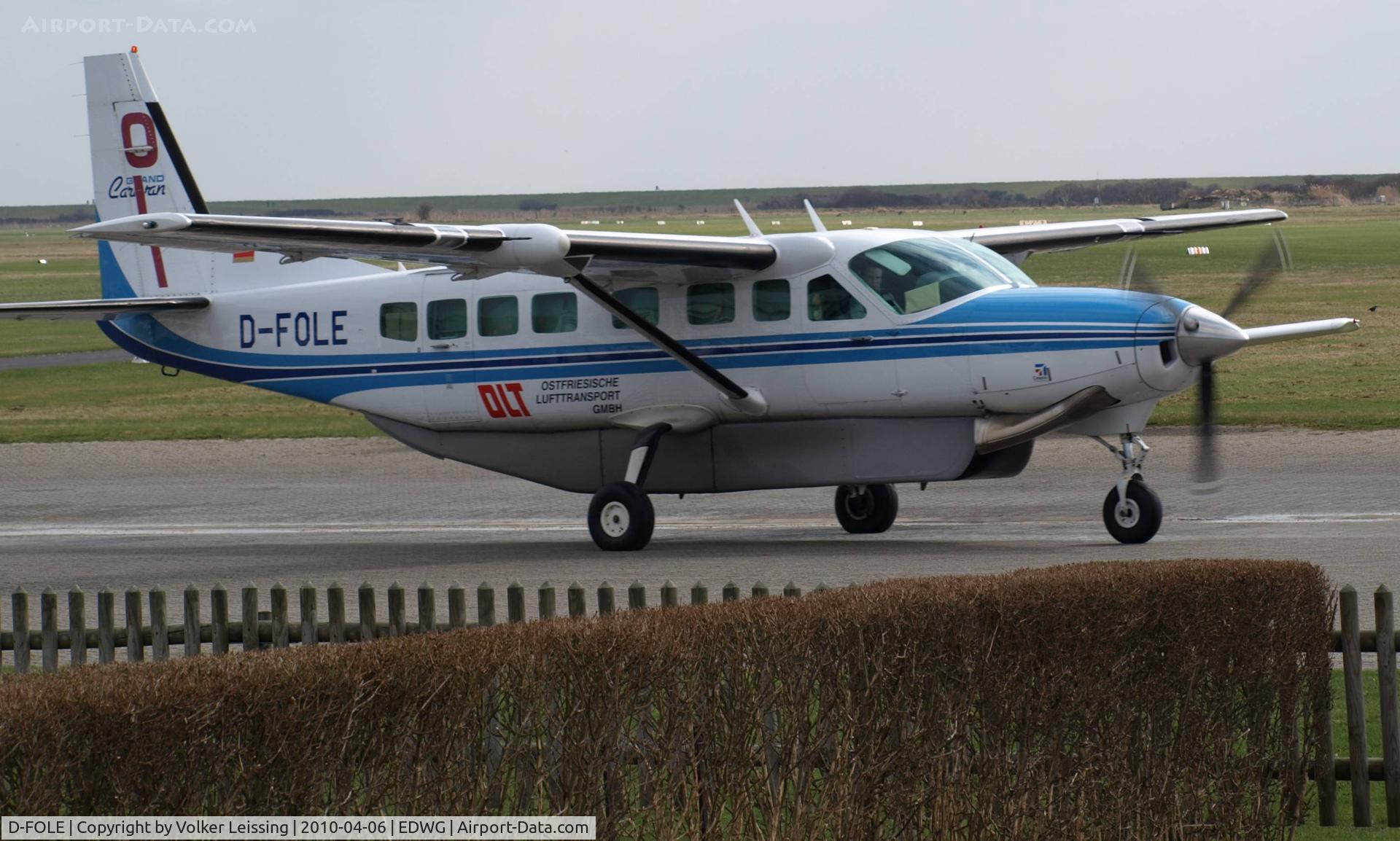 D-FOLE, 1996 Cessna 208B Grand Caravan C/N 208B0523, taxi to parking