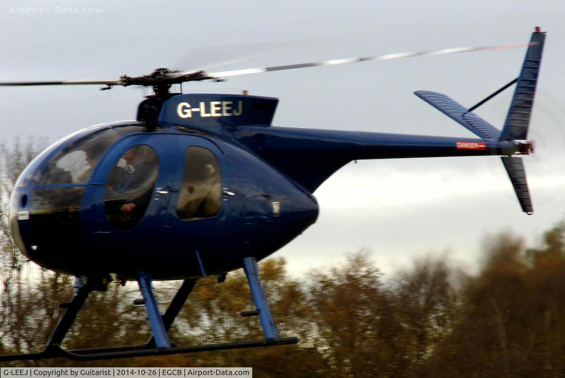 G-LEEJ, 1974 Hughes 369HS C/N 940649S, City Airport Manchester