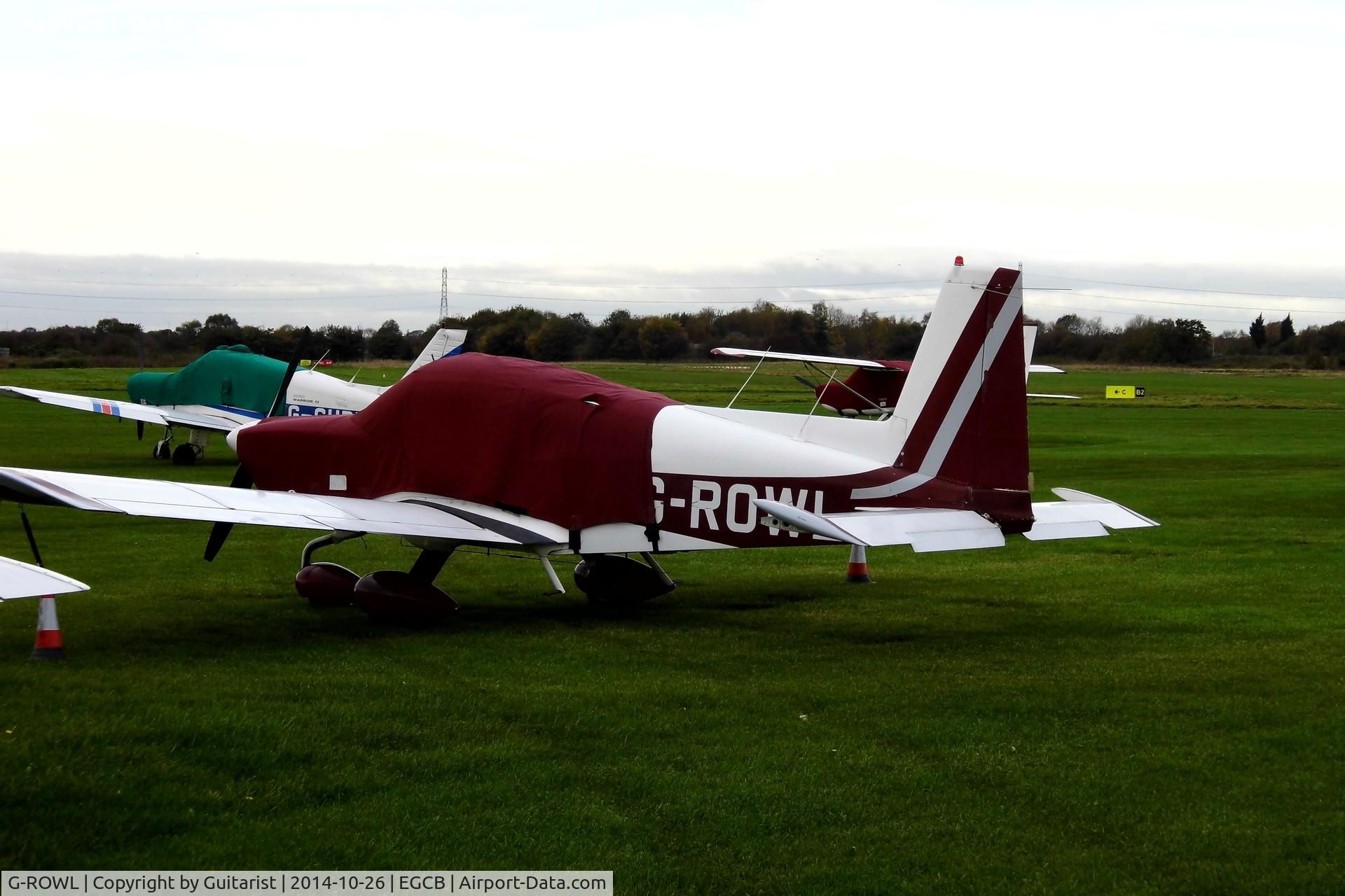 G-ROWL, 1977 Grumman American AA-5B Tiger C/N AA5B-0595, City Airport Manchester