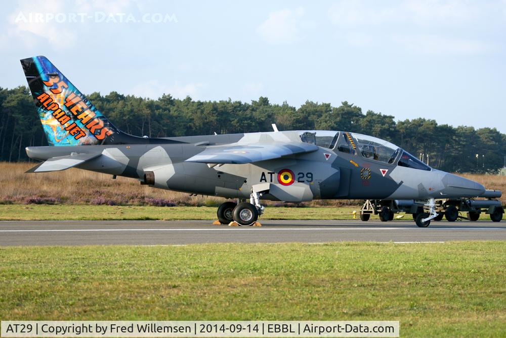 AT29, Dassault-Dornier Alpha Jet 1B C/N B29/1139, BELGIAN AF IN AN ANNIVERSARY COLOR SCHEME