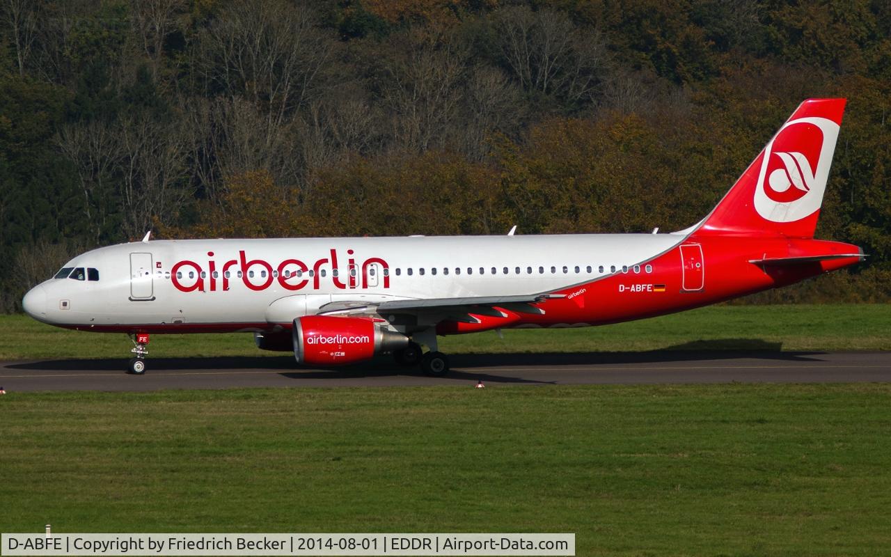 D-ABFE, 2010 Airbus A320-214 C/N 4269, taxying to the active for departure