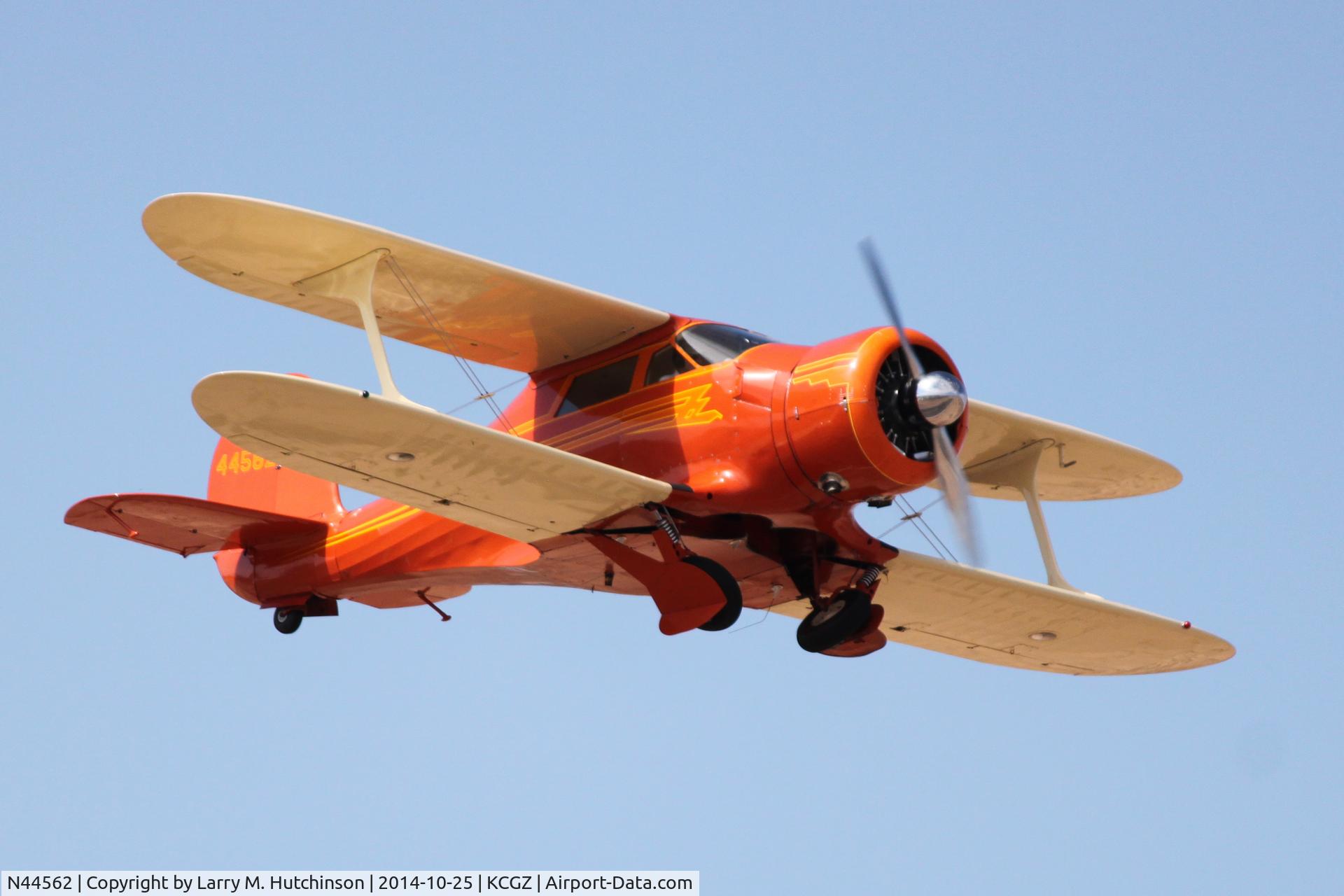 N44562, 1944 Beech D17S Staggerwing C/N 6923, Copperstate Fly-In Casa Grande AZ 10-2014