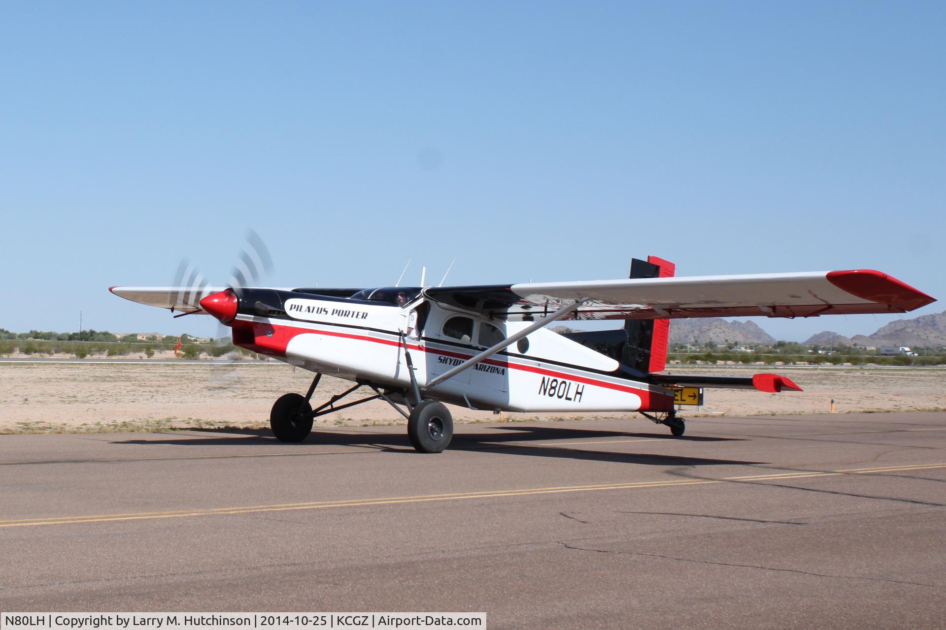 N80LH, 1978 Pilatus PC-6/B2-H2 Turbo Porter C/N 801, Copperstate Fly-In 10-2014